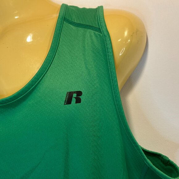 Russell Athletic Dri-Power 360 Green Performance Tank Top – Size Medium - Picture 4 of 6